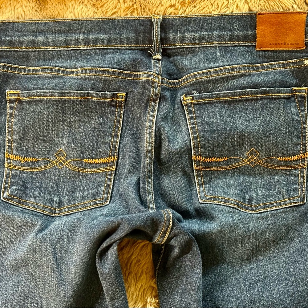 Lucky Brand Women's Dark Blue Bootcut Stretch Jeans 29/31 Sweet’N Low - Picture 3 of 10